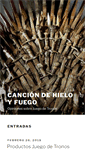 Mobile Screenshot of canciondehieloyfuego.net